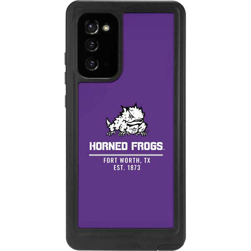 Horned Frogs Fort Worth Galaxy Note20 5G Waterproof Case