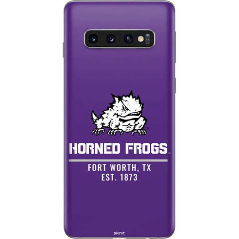 Horned Frogs Fort Worth Galaxy S10 Skin
