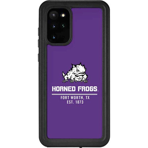 Horned Frogs Fort Worth Galaxy S20 Plus Waterproof Case