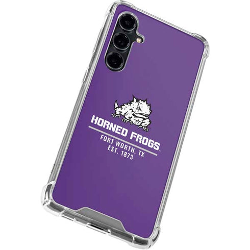 Texas Christian University Horned Frogs Fort Worth Galaxy S23 FE Clear Case