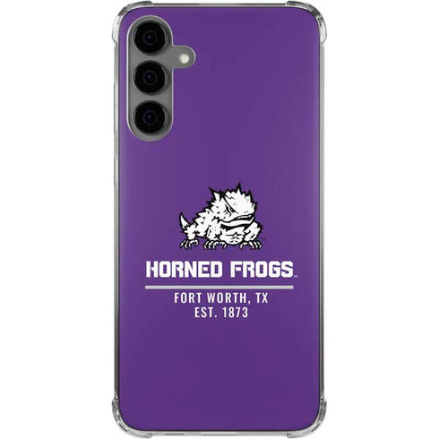 Texas Christian University Horned Frogs Fort Worth Galaxy S24 Plus Clear Case