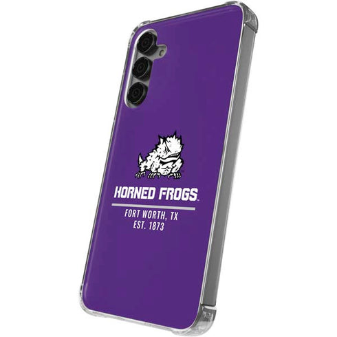 Texas Christian University Horned Frogs Fort Worth Galaxy S24 Plus Clear Case