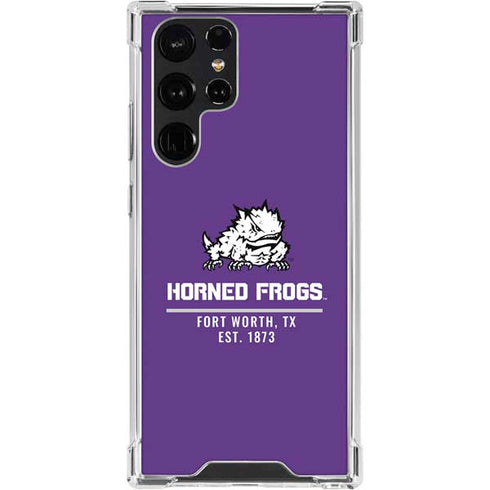 Texas Christian University Horned Frogs Fort Worth Galaxy S24 Ultra Clear Case