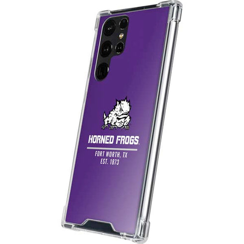 Texas Christian University Horned Frogs Fort Worth Galaxy S24 Ultra Clear Case