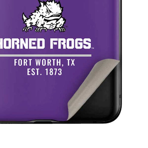 Horned Frogs Fort Worth Galaxy Z Flip Skin