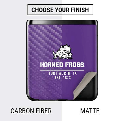 Horned Frogs Fort Worth Galaxy Z Flip Skin