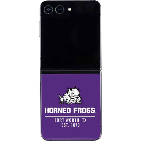 Texas Christian University Horned Frogs Fort Worth Galaxy Z Flip5 5G Skin