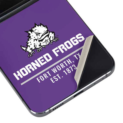 Texas Christian University Horned Frogs Fort Worth Galaxy Z Flip5 5G Skin