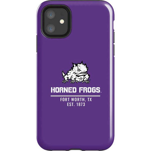 Horned Frogs Fort Worth iPhone 11 Impact Case