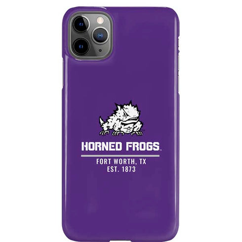 Horned Frogs Fort Worth iPhone 11 Pro Max Lite Case