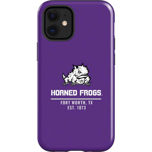Horned Frogs Fort Worth iPhone 12 Mini Impact Case