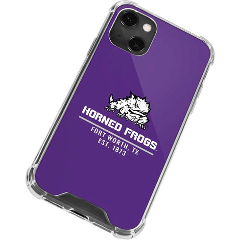 Horned Frogs Fort Worth iPhone 13 Mini Clear Case