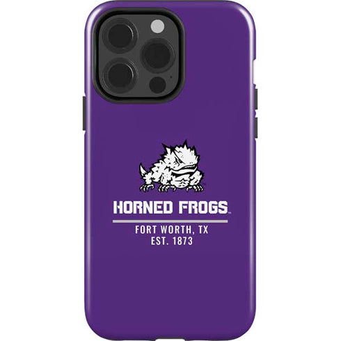Horned Frogs Fort Worth iPhone 13 Pro Impact Case