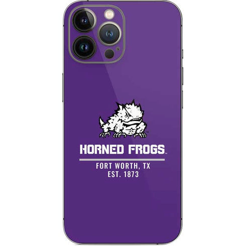 Horned Frogs Fort Worth iPhone 13 Pro Max Skin
