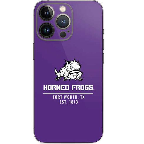 Horned Frogs Fort Worth iPhone 13 Pro Skin
