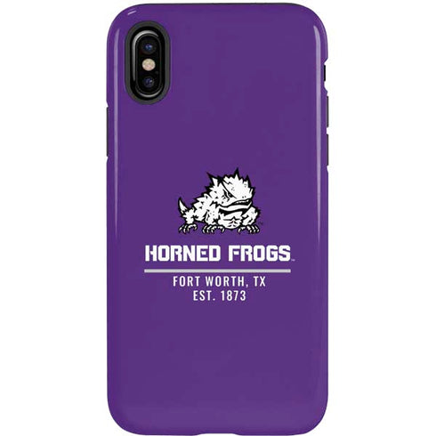 Horned Frogs Fort Worth iPhone XS Pro Case