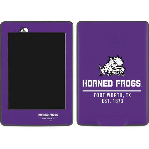 Texas Christian University Horned Frogs Fort Worth Amazon Kindle Skin