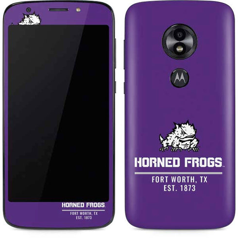 Horned Frogs Fort Worth Moto E5 Play Skin