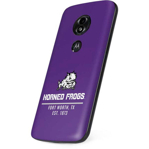 Horned Frogs Fort Worth Moto E5 Play Skin