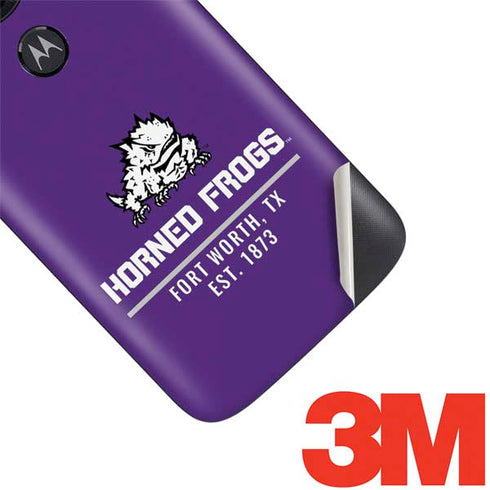 Horned Frogs Fort Worth Moto E5 Play Skin