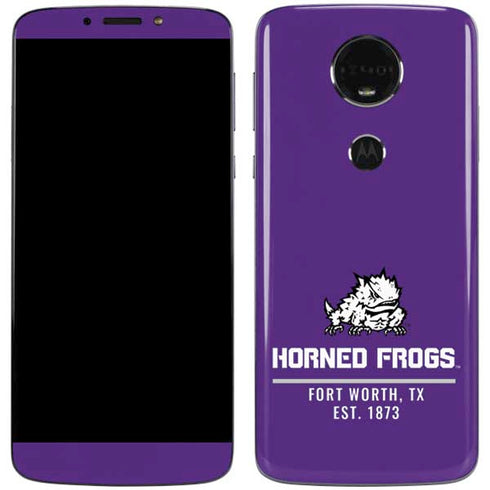 Horned Frogs Fort Worth Moto E5 Plus Skin