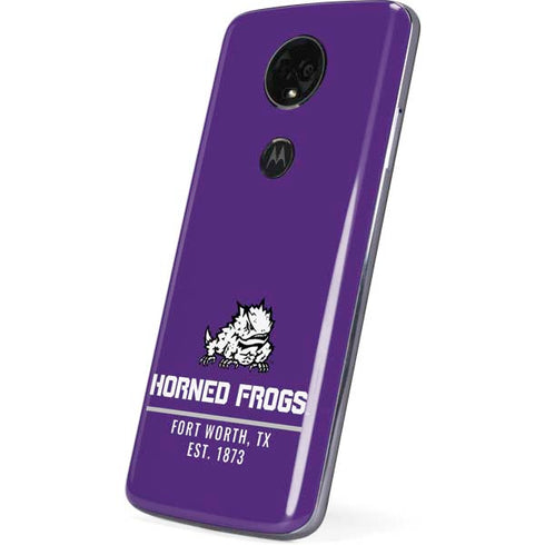 Horned Frogs Fort Worth Moto E5 Plus Skin
