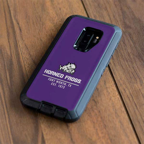 Texas Christian University Horned Frogs Fort Worth Otterbox Defender Galaxy Skin