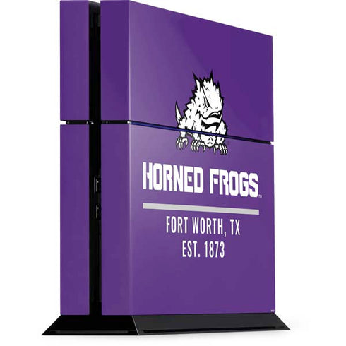 Horned Frogs Fort Worth PS4 Console Skin