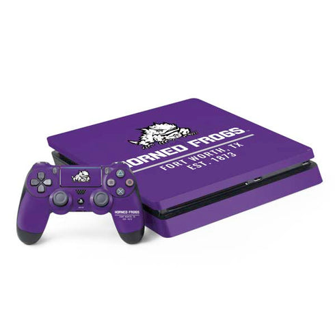 Horned Frogs Fort Worth PS4 Slim Bundle Skin