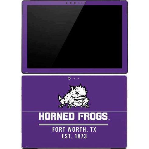 Horned Frogs Fort Worth Surface Pro 4 Skin