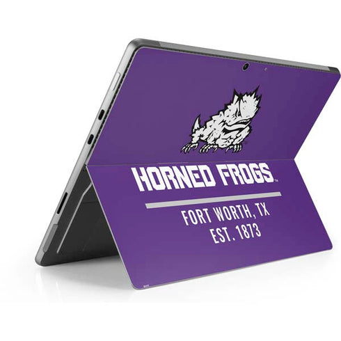 Horned Frogs Fort Worth Surface Pro 8 Skin