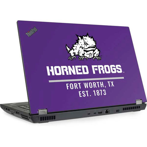Texas Christian University Horned Frogs Fort Worth Lenovo ThinkPad Skin