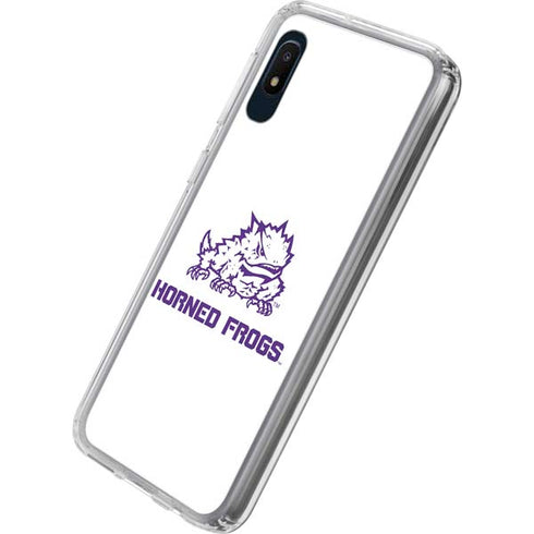 Horned Frogs TCU Galaxy A10e Clear Case