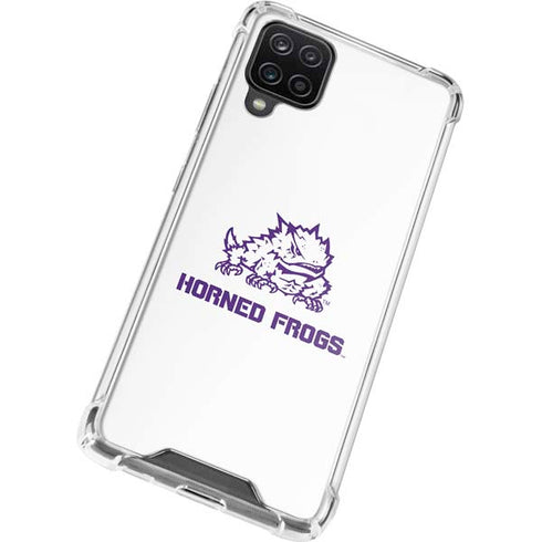 Horned Frogs TCU Galaxy A12 Clear Case