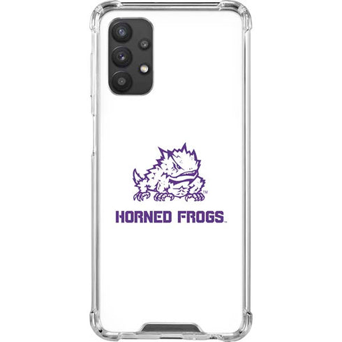 Horned Frogs TCU Galaxy A32 5G Clear Case