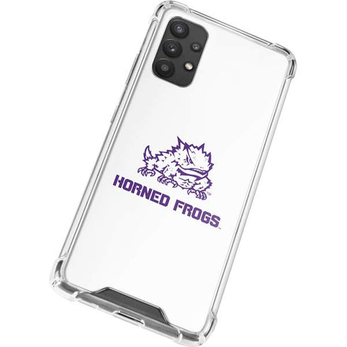 Horned Frogs TCU Galaxy A32 5G Clear Case