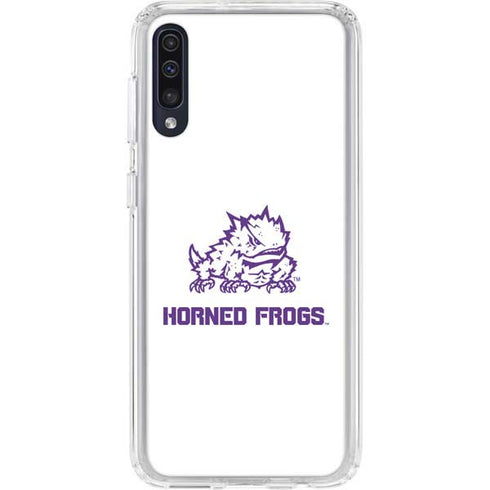 Horned Frogs TCU Galaxy A50 Clear Case