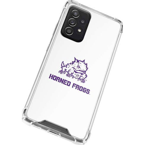 Horned Frogs TCU Galaxy A52 5G Clear Case