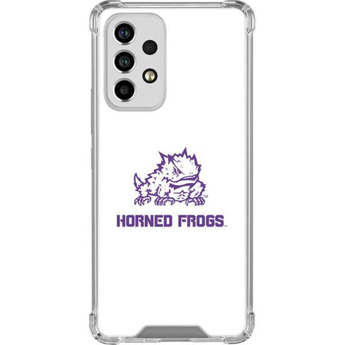 Horned Frogs TCU Galaxy A53 5G Clear Case