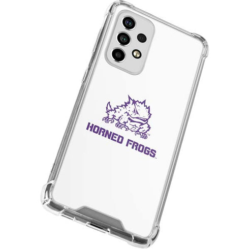 Horned Frogs TCU Galaxy A53 5G Clear Case