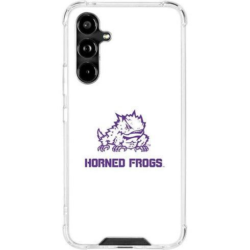 Texas Christian University Horned Frogs TCU Galaxy A54 5G Clear Case