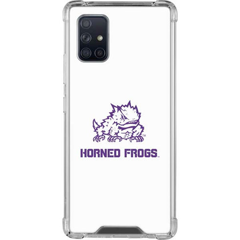 Horned Frogs TCU Galaxy A71 5G Clear Case