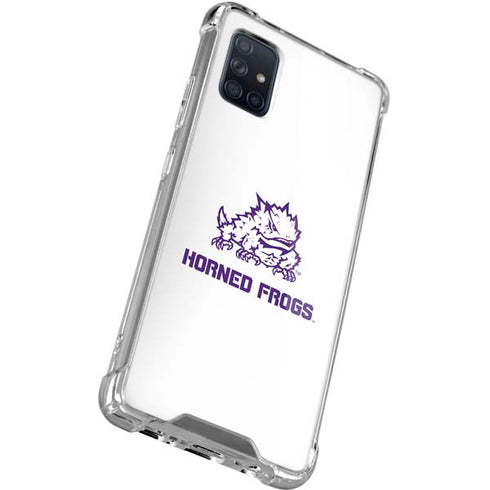 Horned Frogs TCU Galaxy A71 5G Clear Case