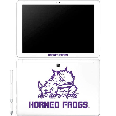 Horned Frogs TCU Galaxy Book 12in Skin