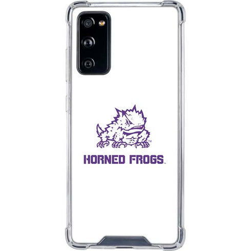 Horned Frogs TCU Galaxy S20 FE Clear Case