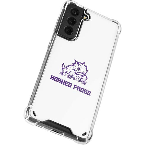 Horned Frogs TCU Galaxy S21 5G Clear Case