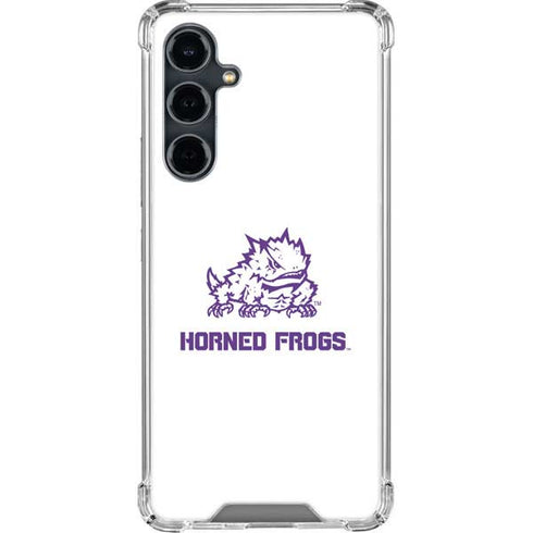 Texas Christian University Horned Frogs TCU Galaxy S23 FE Clear Case