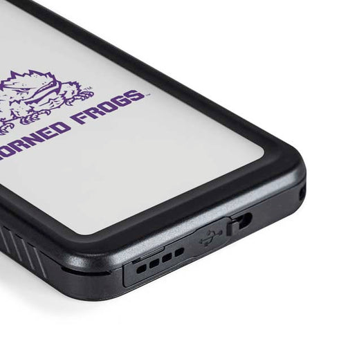 Horned Frogs TCU Galaxy S23 Plus Waterproof Case