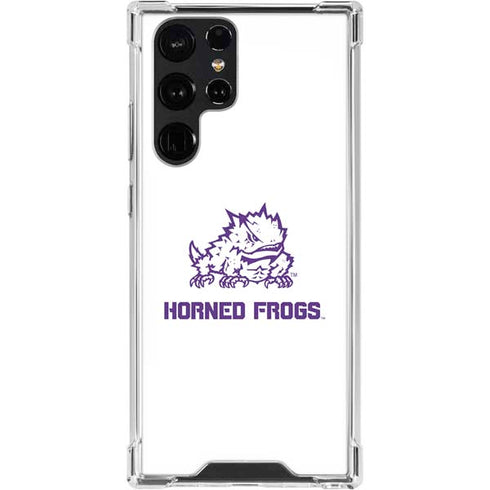 Texas Christian University Horned Frogs TCU Galaxy S24 Ultra Clear Case