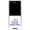 Texas Christian University Horned Frogs TCU Galaxy Z Flip5 5G Clear Case